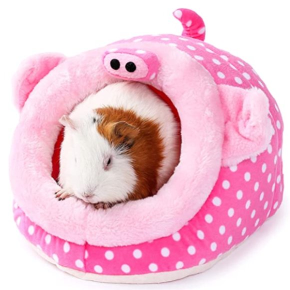 Other - Guinea Pig Bed Hideaway Cute Pink Pig Piggy Face